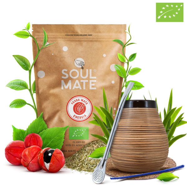 Set de început Yerba Mate Soul Mate Energia 500g