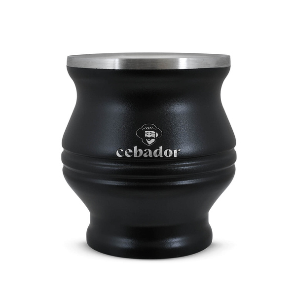 TermoColador – cană termică pentru yerba mate – 190 ml (negru)