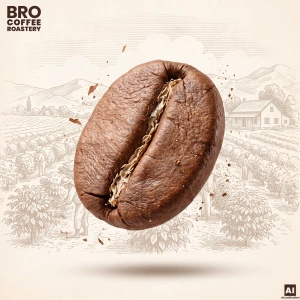 Bro Coffee Roastery – Cafea boabe Pure Crema 1 kg