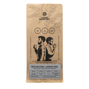 Bro Coffee Roastery - Cafea boabe întreagă Amico dall'Italia Espresso Roast 1kg