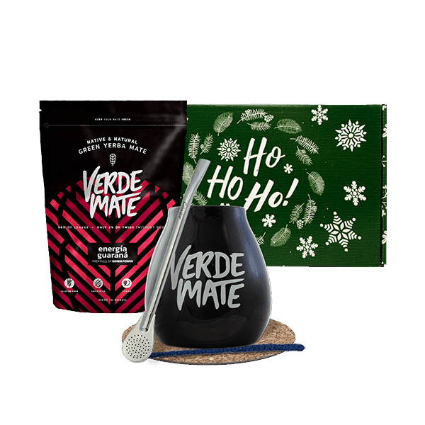 Set de cadou de Yerba Mate Verde Mate Energia 0,5kg