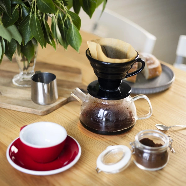 Cafetieră ceramică cu picurător de cafea 300 ml