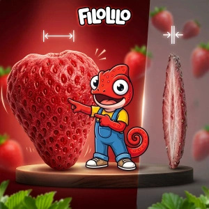 FiloLilo – Căpșuni liofilizate (întregi) 20 g