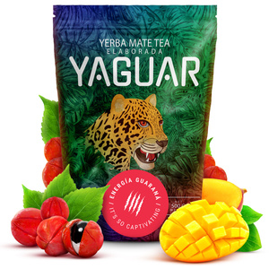 Kit de Yerba Mate Yaguar Energia 500g 0,5kg Yerbomos + Calabash + Bombilla