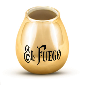 Set de Yerba Mate: El Fuego Elaborada 1kg + Calabash + Bombilla