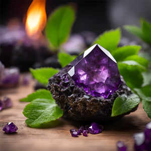 Set de pietre naturale, cristale și tămâie - ezoterism, yoga, meditație