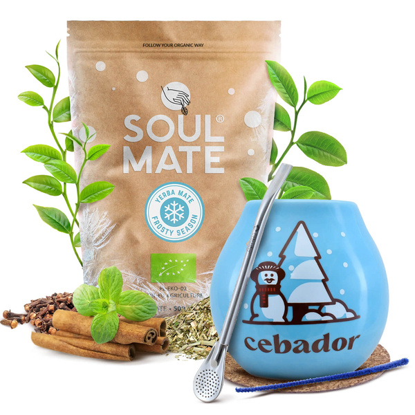 Yerba Mate set de iarnă de pornire Soul Mate Frosty 500g