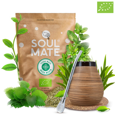 Set de Yerba Mate Verde Mate 500g 0,5kg Calabash + Bombilla