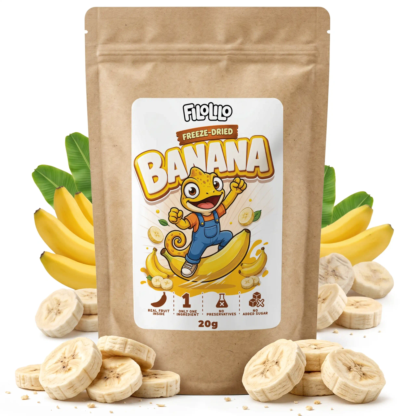 Banană liofilizată FiloLilo
