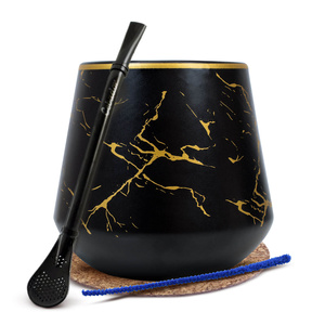 Set de accesorii pentru yerba mate: Tărtăcuță + Bombilla