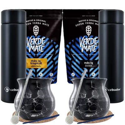 Yerba Verde Mate Thermos set pentru două persoane 1kg