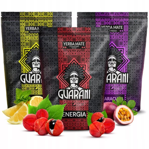 Yerba Mate Guarani 3x500g Various Blends