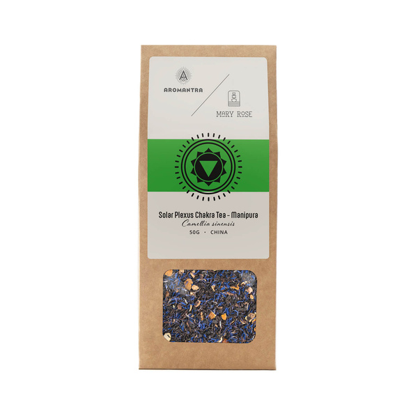 Aromantra x Mary Rose – Ceai Chakra Buricului Manipura (ceai negru) 50 g