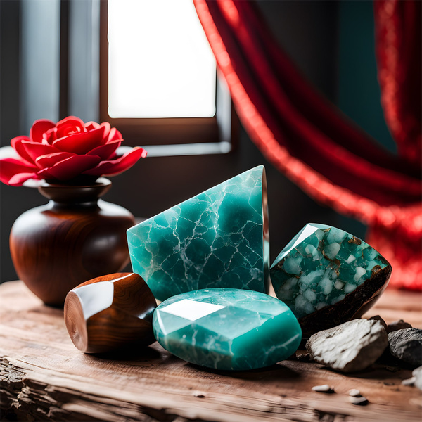 Set de pietre naturale și cristale - ezoterism, yoga, meditație