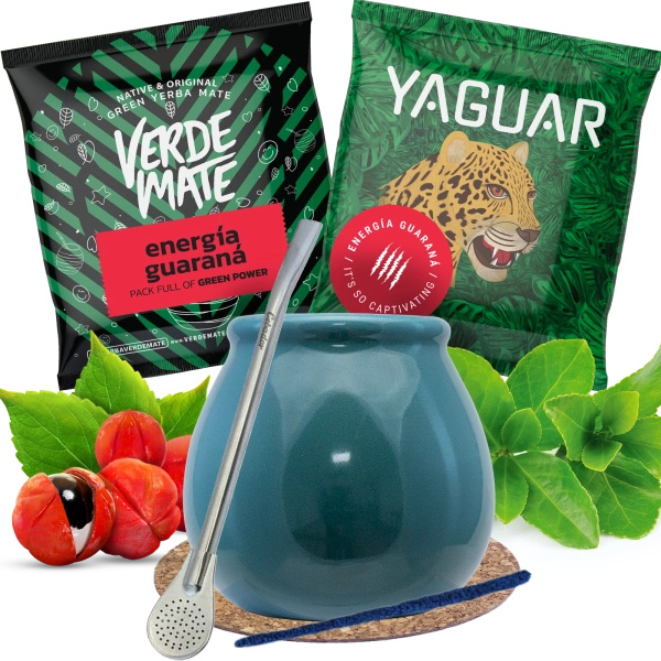Set de accesorii Yerba Verde Mate Matero Bombilla