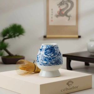 Set ceremonial pentru prepararea ceaiului matcha: matcha BIO japoneză 30g + accesorii