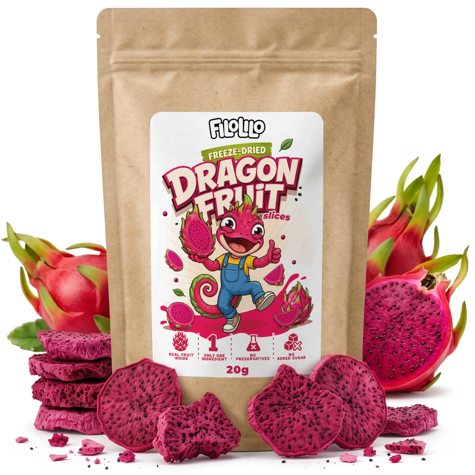 FiloLilo fructul dragonului liofilizat