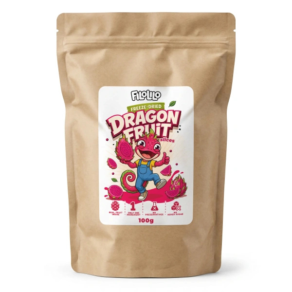 FiloLilo – Fructul dragonului liofilizat (felii) 100 g