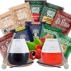 Yerba Mate set pentru două Bombilla Matero 500g