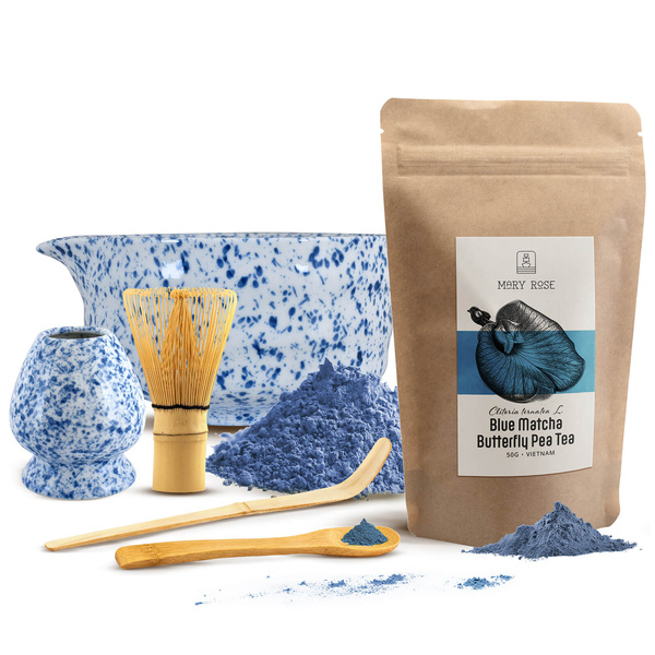 Set pentru prepararea Blue Matcha