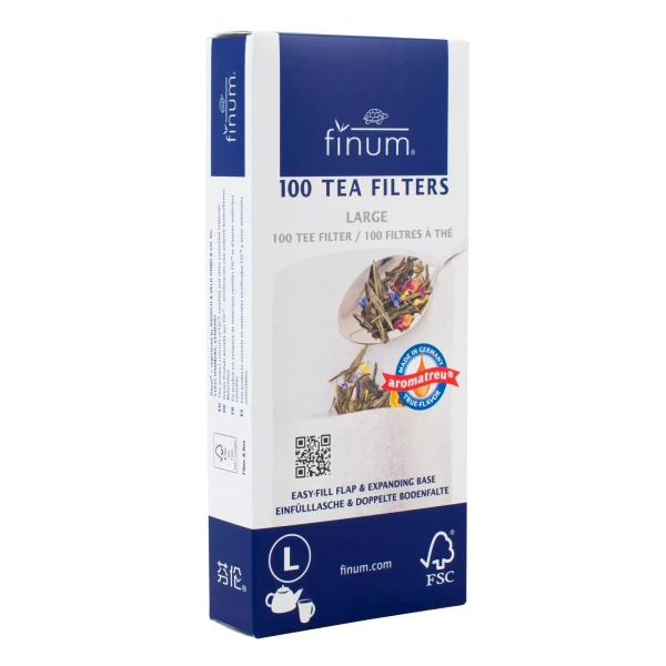 Filtre de hârtie pentru ceai – mărimea L (100 de bucăți)