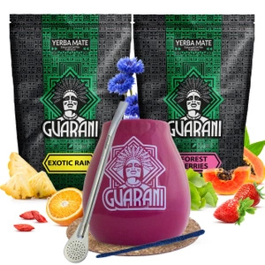 Yerba Mate Guarani Fructe Calabash Set 2x500g