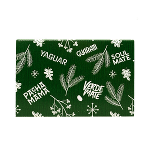 Yerba Mate cutie cadou de Crăciun - verde