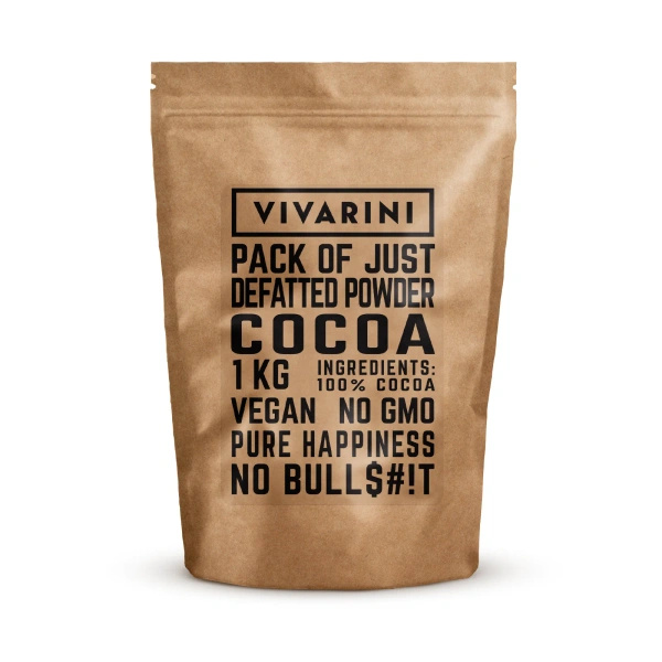 Vivarini – Cacao alcalinizată neagră (pudră) 1 kg