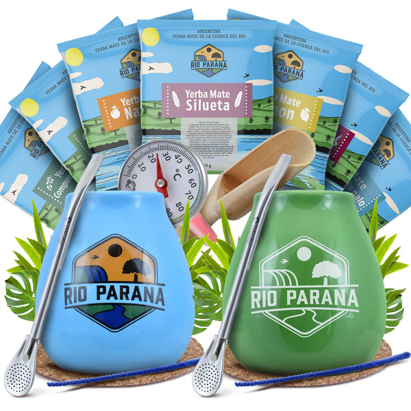 Yerba Mate Rio Parana kit de pornire pentru cuplu accesorii
