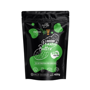 Nustino – Unt de arahide pudră – Matcha (fără zahăr adăugat) 400 g