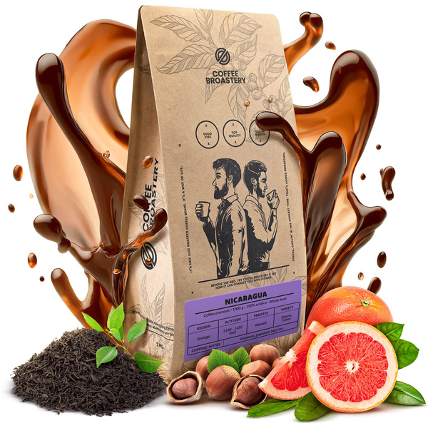 Bro Coffee Roastery - Cafea boabe întreagă Nicaragua Colibrí Azul Speciality 1kg