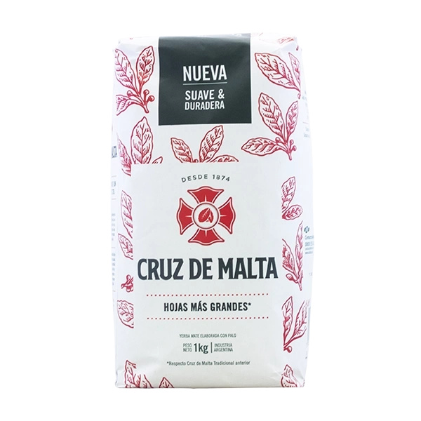Set de Yerba Mate Elaborada: El Fuego 1kg + Cruz de Malta 1kg