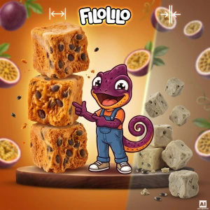 FiloLilo – Maracuja liofilizată (cuburi) 100 g