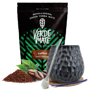 Set de Yerba Mate Verde Mate 500g 0,5kg Calabash + Bombilla