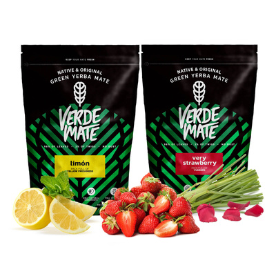 Yerba Verde Mate Limon Very Strawberry fructat 1kg