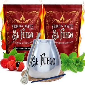 Kit de Yerba Mate 1KG CEA MAI PUTERNICĂ SPECIE El Fuego