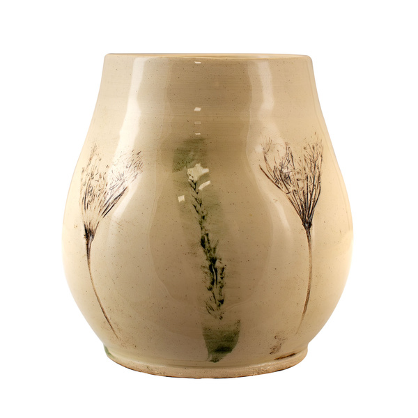 Ceașcă de mate din ceramică Flora Brown 300 ml – Seria Crater