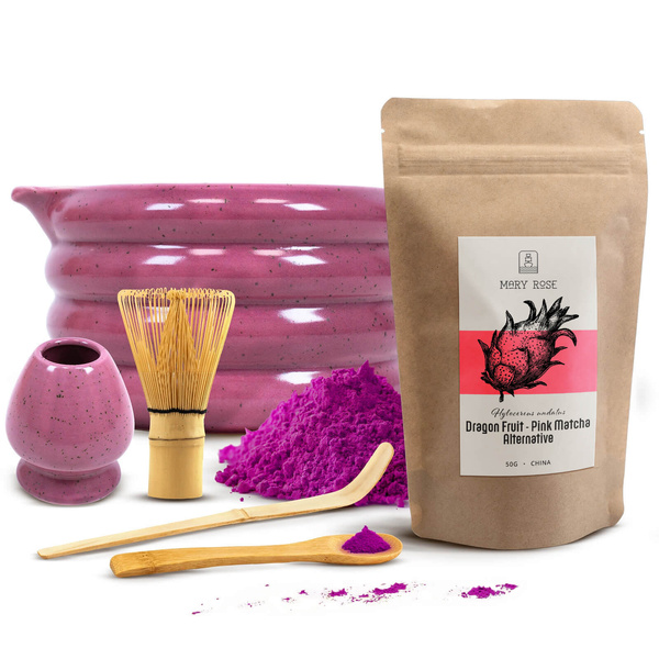 Set pentru prepararea Pink Matcha