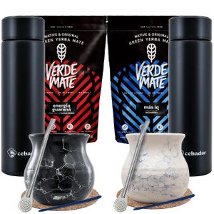 Yerba Verde Mate Thermos set pentru două persoane 1000g
