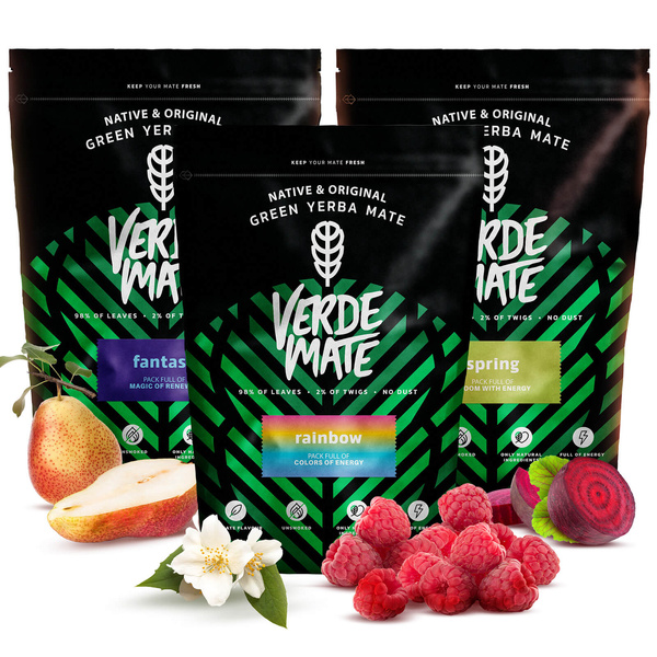 Set de Yerba Mate Verde Mate Green 3x400g