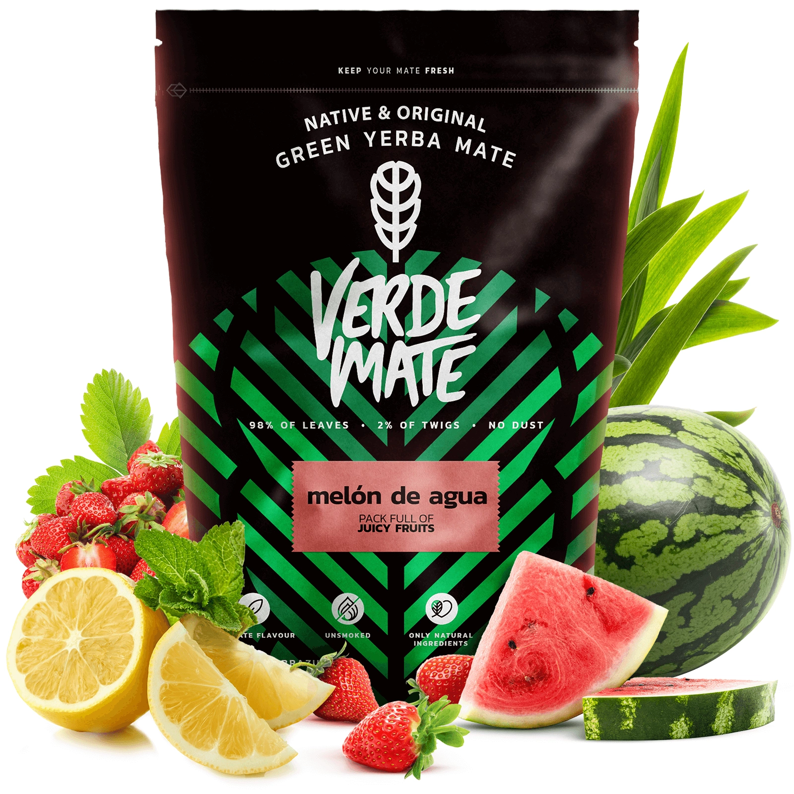 Verde Mate Green Melón de Agua - packaging