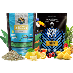 Set de Yerba Mate: Verde Mate + Rio Parana