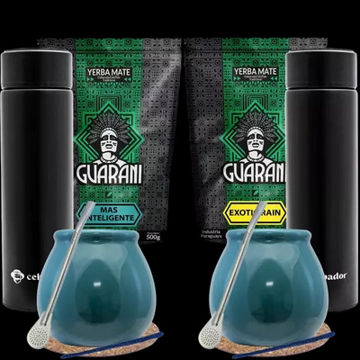 Kit de Yerba Mate pentru doi + Termos