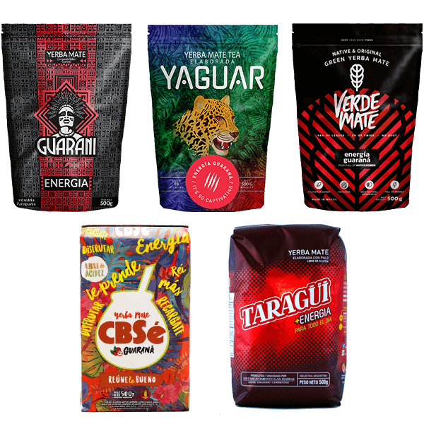 Yerba Mate Energia 5x0,5kg Diverse mărci