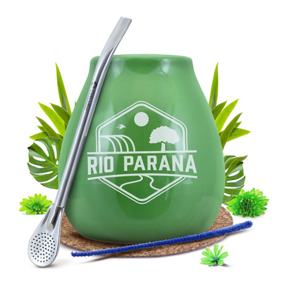 Yerba Mate kit de pornire Calabash + Bombilla