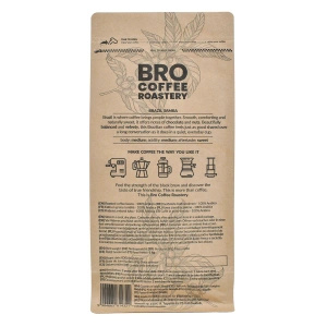Bro Coffee Roastery – Cafea boabe întreagă Brazil Samba Premium 1kg