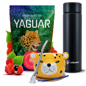 Yerba Mate Yaguar Energia 500g calabash termos set de 500g