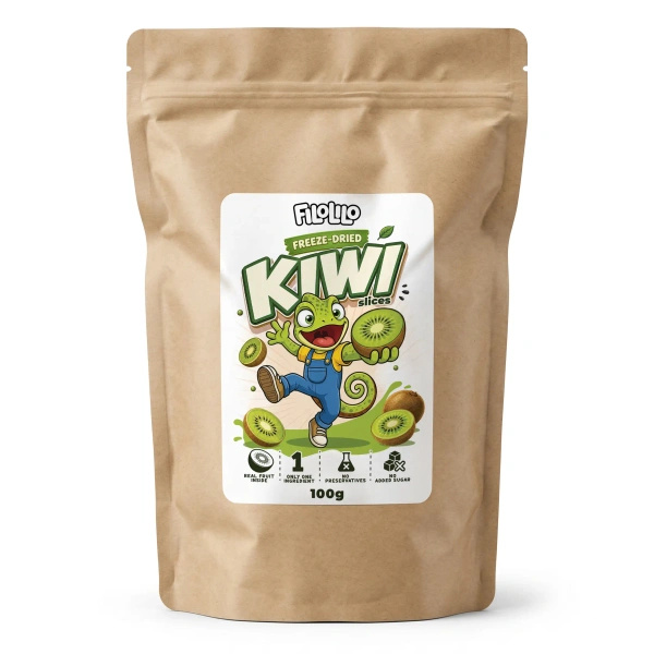 FiloLilo – Kiwi liofilizat (felii) 100 g