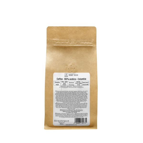 Mary Rose - cafea cu boabe întregi Colombia Medellin premium 400g