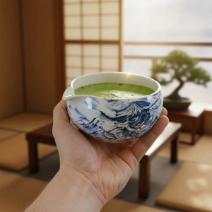 Set ceremonial pentru prepararea ceaiului matcha: matcha BIO japoneză 30g + accesorii